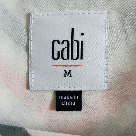 CAbi Style #5043 The Striped Linea Tank Top Blouse, Chevron, Lined, M - Picture 6 of 9